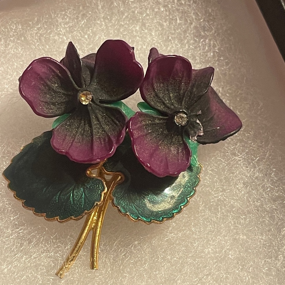 Vintage Signed Brooch